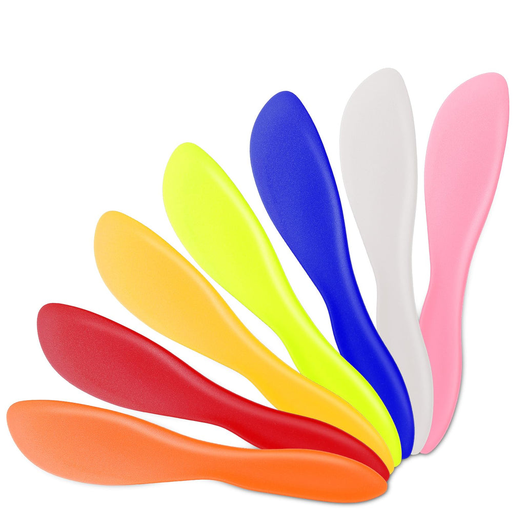 YQQYG 7 Pcs Plastic Butter Knife, Butter Spreader, Multi Purpose Butter Knife Spreader, Butter Knives Cheese Spreader Frosting Knives, Spreader for Cheese Cream Icing