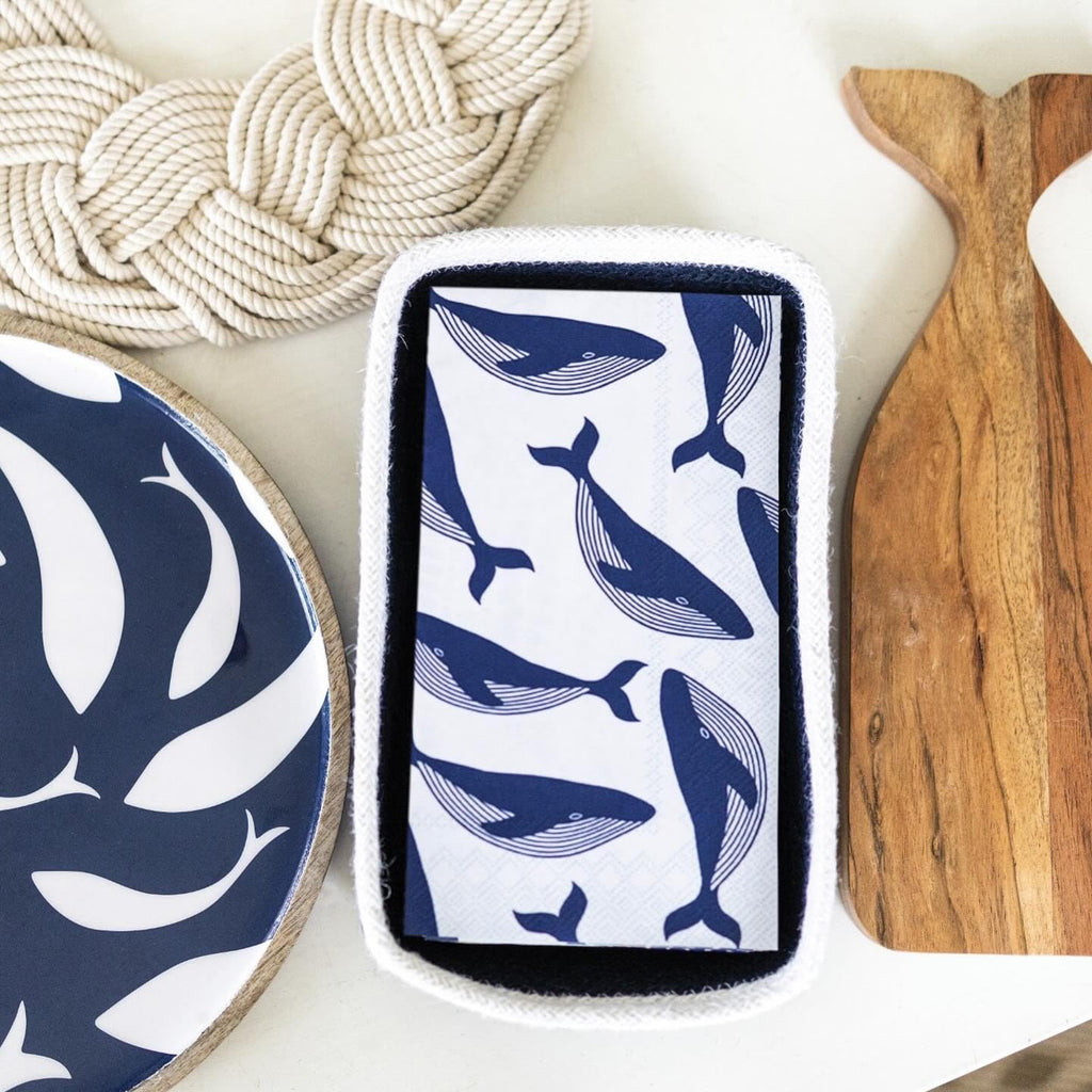 Boston International Acacia Wood Cutting Board Charcuterie Tray, Small 12.75", Whale Shaped