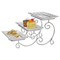 Godinger Dublin 3- Tiered Serving Stand for party and Event Dessert and Food Display Server